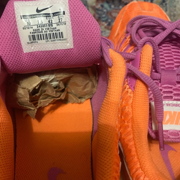 Nike Air Max Torch 4 Vibrant Orange and Pink Sneakers - Picture 5 of 5